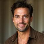 Portrait of John Smith, a professional makeup artist specializing in clean beauty at Rainforest Bloom.